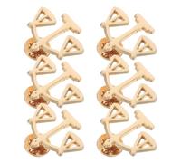 ARTIBETTER Set 6 Spille da Bavero in Metallo a Forma di Bilancia della Giustizia, Spille da Giudice e Spilla Ispiratrice Retrò per Camicie, Giacche e Abiti Professionali Uomo e Donna