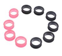 ARTIBETTER Set da 10 Anelli in Silicone Antiscivolo per Forbici da Parrucchiere e Animali, Protezioni per Dita Flessibili e Comfort Elevato, Accessori per Cesoie Professionali Uso Estetico