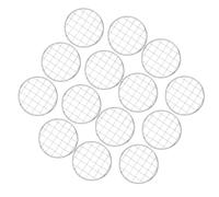 ARTIBETTER Set da 14 Coperchi a Griglia Floreale in Metallo Riutilizzabili 70mm per Barattoli, Organizer per Composizioni di Fiori e Portapenne, Accessori Multifunzionali per Casa e Ufficio