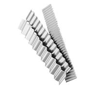 Artibetter Set di 3 Coltelli da Intaglio Ondulati in Lega Argento per Ceramica e Argilla, Leggeri e Facili da Usare, per DIY Crafts e Back To School Party