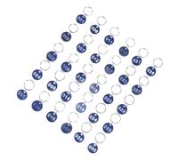 Artibetter Set Etichette Numeriche in Alluminio Portachiavi 1-100, Targhette Identificative Metalliche per Bagagli, Armadietti e Organizzazione Ufficio, Accessori Viaggio Professionali