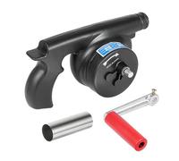 Artibetter Soffiatore Manuale per Fuoco Portatile in Plastica e Acciaio Ventilatore per Barbecue da Campeggio e Accessorio Esterni Strumento Professionale per Accensione Barbecue e Picnic