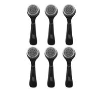 ARTIBETTER Spazzola Manuale la Pulizia del Viso 6 Pezzi Setole in Nylon e Pvc, Scrub Esfoliante per Viso, Strumento la Cura della Pelle, Adatta per Rimuovere Polvere e Impurità,