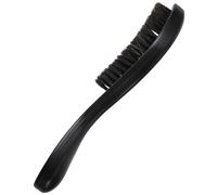 Artibetter Spazzola per Barba e Baffi Portatile e Facile da Riporre in Legno Nero Setole di Cinghiale, da Mettere in Borsa