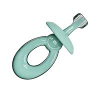 Artibetter Spazzolino da Denti in Silicone per Design 3d a Tre Lati, Forma a Fungo e Anello, Previene Soffocamento e Allevia Gengivale una Pulizia