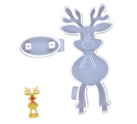 ARTIBETTER Stampo in Silicone per Decorazioni Natalizie Forma Mold DIY Compatibile con Epossidica e Candele per Creazioni Artigianali Uniche da Tavolo