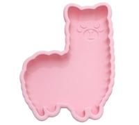 Artibetter Stampo in Silicone Rosa per Dolci a Forma di Alpaca, 2 Pezzi Resistenti al Calore e Facili da Pulire, per Muffin e Plumcake da Forno