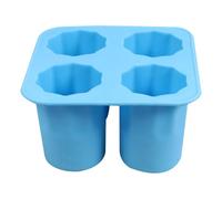 ARTIBETTER Stampo per Cubetti di Ghiaccio in Silicone Blu, Flessibile e Morbido a Forma di Bicchiere, fare Gelatine e Budini nella Stagione Calda