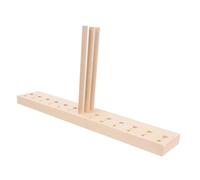 Artibetter Strumento per Creazione Fiocchi in Legno con Base e Bastoncini per Fiocchi di Varie Dimensioni Accessorio Fai da Te per Decorazioni e Ghirlande