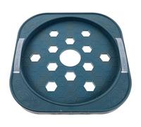 Artibetter Supporto per Bombola Gas Ruote Mobili, Vassoio Base in Plastica per Serbatoio di Gas Rotazione a 360°, Carrello Portabombola per Cucina e Camper