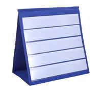 ARTIBETTER Supporto per Tabella Tascabile da Tavolo Autoportante in Plastica Blu 305X33 CM per Insegnamento in Piccoli Gruppi e Organizzazione Aula