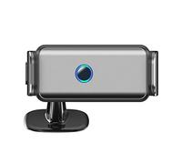 Artibetter Supporto per Telefono Auto Elettronico Rotante in Abs e Lega di Alluminio, Resistente all Usura senza Ostruire la Visuale di Guida, per Cruscotto