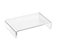 Artibetter Supporto Rialzato Per Monitor Scrivania Base Rialzata Per Computer Supporto in Acrilico Trasparente Organizza Spazio Desktop Solleva Monitor Ergonomico Per e Casa