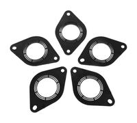 Artibetter Supporto Tweeter Auto in Plastica Nera 5 Pezzi 4,33x2,72x0,12 | Montaggio Audio Auto, Adattatore per Speaker e Ghiera Distanziale per Installazione, Dimensione Compatta