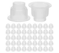 Artibetter Tappi per Bottiglie di Olio Essenziale Foro, 200 Pezzi Trasparenti in Plastica per Diffusori da 28 Mm, Sostituzione per Flaconi Profumo, Compatibili per Aromaterapia in Auto,