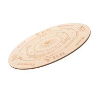 Artibetter Tavola Divinazione in Legno Pendolo e Motivo Occhio Malocchio, Intaglio Chiaro e Levigatura Accurata per Uso Psicoterapeuti e Decorazione Casa