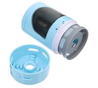 ARTIBETTER Temperamatite Elettrico Multifunzione con Aspirapolvere Integrato per Studenti Strumento Scrivania per Pulizia e Tempera Matite Blu Batterie