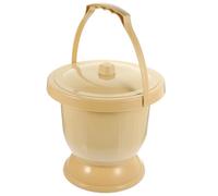 ARTIBETTER Vaso da Notte Portatile per Adulti in Plastica Resistente Coperchio e Manico, Contenitore per Urina Compatto e Leggero per Uso Domestico, Sputacchiera per Anziani, Colore Casuale