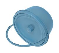 ARTIBETTER Vaso da Toilette Portatile con Coperchio, Secchio da Viaggio per Urina per Donne e Uomini, Vasino da Notte con Base Antiscivolo per Anziani, Disabili e Donne in Gravidanza,