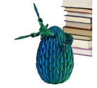 Articolato Dragon Crystal Dragon Egg Set Giunti Flessibili Dragon Egg Toy Articolato Drago Drago Decorazione per la Casa