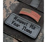 Articolazione Sp Ops Task Force Cjsotf-A Vêlkrö 2-PC : US Flag + Respect Tutti