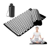 Articoli antistress per adulti, tappetino per massaggio completo del corpo con cuscino, tappetino a pressione per meditazione e relax, per la mediazione per casa, ufficio e viaggi, per