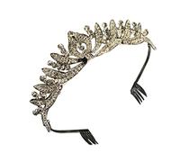 Articoli classici Vintage Queen Costume Comb Crystal Shiny con Tiara Rhinestones Accessorio Accessorio Accessorio Crown Bridal Bridal Wedding Banda Abito in stile Rhinestone