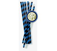 Articoli per feste del Inter, Ufficiale Football Club Inter. Milano, Calcio, Compleanno, Festa a tema, Evento speciale, Celebrazione (Cannucce)