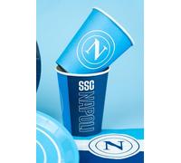 Articoli per feste del Napoli, Ufficiale Società Sportiva Calcio Napoli, Compleanno, Calcio, Festa a tema, Evento speciale, Celebrazione (Bicchieri)