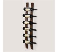 Articoli per la casa Red Bar Wine Rack Bottiglie di vino Rack di Legno Ferro Verticale Appeso Wine Rack Display Cornice Decorativa Creativo