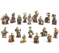 Articoli religiosi by Paben Set 18 Personaggi Presepe, 7 cm. in resina