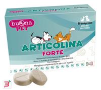 Buona Pet Articolina Forte Compresse masticabili 60 cpr - Supporta articolazioni di cani e gatti