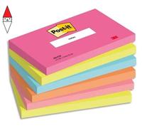 ARTICOLO CANCELLERIA 3M POST-IT POPTIMISTIC 76X127 COLORATI CONF DA 6