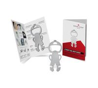 Articolo da regalo: ROMINOX Attrezzo multifunzione a forma di migliore amico, utilizzabile come sblocco per carrelli della spesa con ulteriori utilizzi, 11 funzioni, in acciaio inox