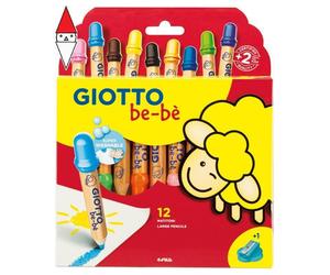 ARTICOLO DISEGNO FILA ASTUCCIO 12 MATITONI GIOTTO BEBE