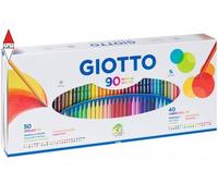 ARTICOLO DISEGNO FILA ASTUCCIO GIOTTO 90 COLORI
