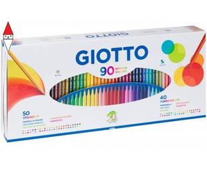 ARTICOLO DISEGNO FILA ASTUCCIO GIOTTO 90 COLORI