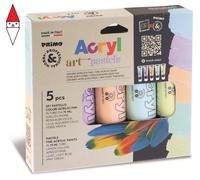 Primo Confezione 5 Colore Acrilico 75-Pastello 4212tatm5past