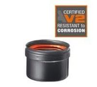 Articolo fumisteria Linea"Pellet Superior": tappo cieco per raccordo a"T", ø 80 mm, colore nero