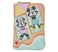 Mickey & Minnie Beach Fun Zip Around Wallet Loungefly