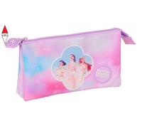 K-POP Demon Hunters - Artist - Astuccio triplo, per bambini, ideale per bambini in età scolastica, comodo e versatile, resistenza, 22 x 3 x 12 cm