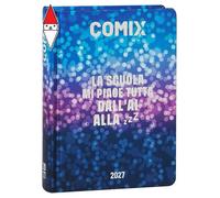 COMIX - Agenda 2027 Giornaliera 16 Mesi, Diario per Scuole Medie e Superiori, con Copertina Rigida, 576 Pagine con Grafiche e Fumetti, Ideale per Ragazzi e Ragazze, Formato Mini 11x15,3 cm