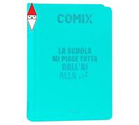 COMIX - Agenda 2027 Giornaliera 16 Mesi, Diario per Scuole Medie e Superiori, con Copertina Rigida, 576 Pagine con Grafiche e Fumetti, Ideale per Ragazzi e Ragazze, Formato Mini 11x15,3 cm