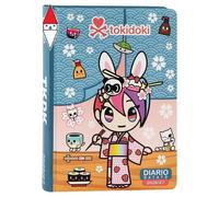 TOKIDOKI - Diario Scuola 2026-2027, Diario Datato 12 Mesi per Bambine e Ragazze, con Copertina Imbottita e 352 Pagine Colorate, Ideale per Scuola Elementare e Media, 13x17,8 cm