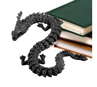 Articulated 3D Printed Dragon, Flexible Jointed Fantasy Animal Desk Decor