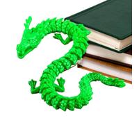 Articulated 3D Printed Dragon, Flexible Jointed Fantasy Animal Desk Decor