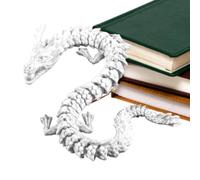 Articulated 3D Printed Dragon, Flexible Jointed Fantasy Animal Desk Decor