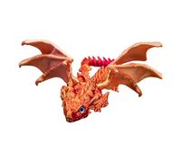 Articulated Dragon, Flexible Dragon Toy, 3D Printed Movable Joints Handcrafted Fantasy Simulation Animal Model Executive Fidget Figure for Home, Workplace, Collection, 7 Inches
