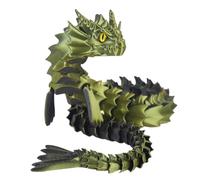 Articulated Dragon Toy - Flexible Joints Fidget Figure, Rotatable Movable Model with Smooth Segments | Stress Relieving Sensory Toy for Girls, Kids, Friends, Family, Office Desk Decor, Educational