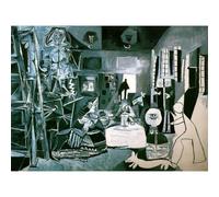 ARTICULOZY Stampa decorativa su tela arrotolata - las - Meninas - 76 x 101 cm | riproduzione dei colori vivaci | Arte decorativa durevole e di lunga durata